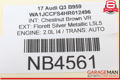 15-18 Audi Q3 Center Console Floor Gear Shifter Selector Lever 8P1713463A OEM