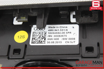 17-24 Audi A4 Front Left Driver Side Head Light Control Switch 4M0941531N