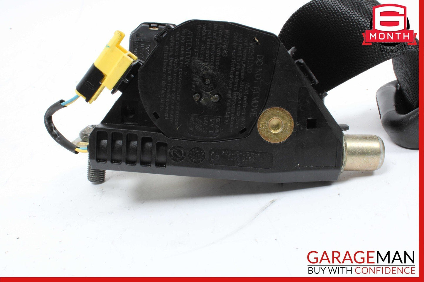 98-05 Mercedes W163 ML320 Rear Right Side Seat Belt Seatbelt Retractor Black