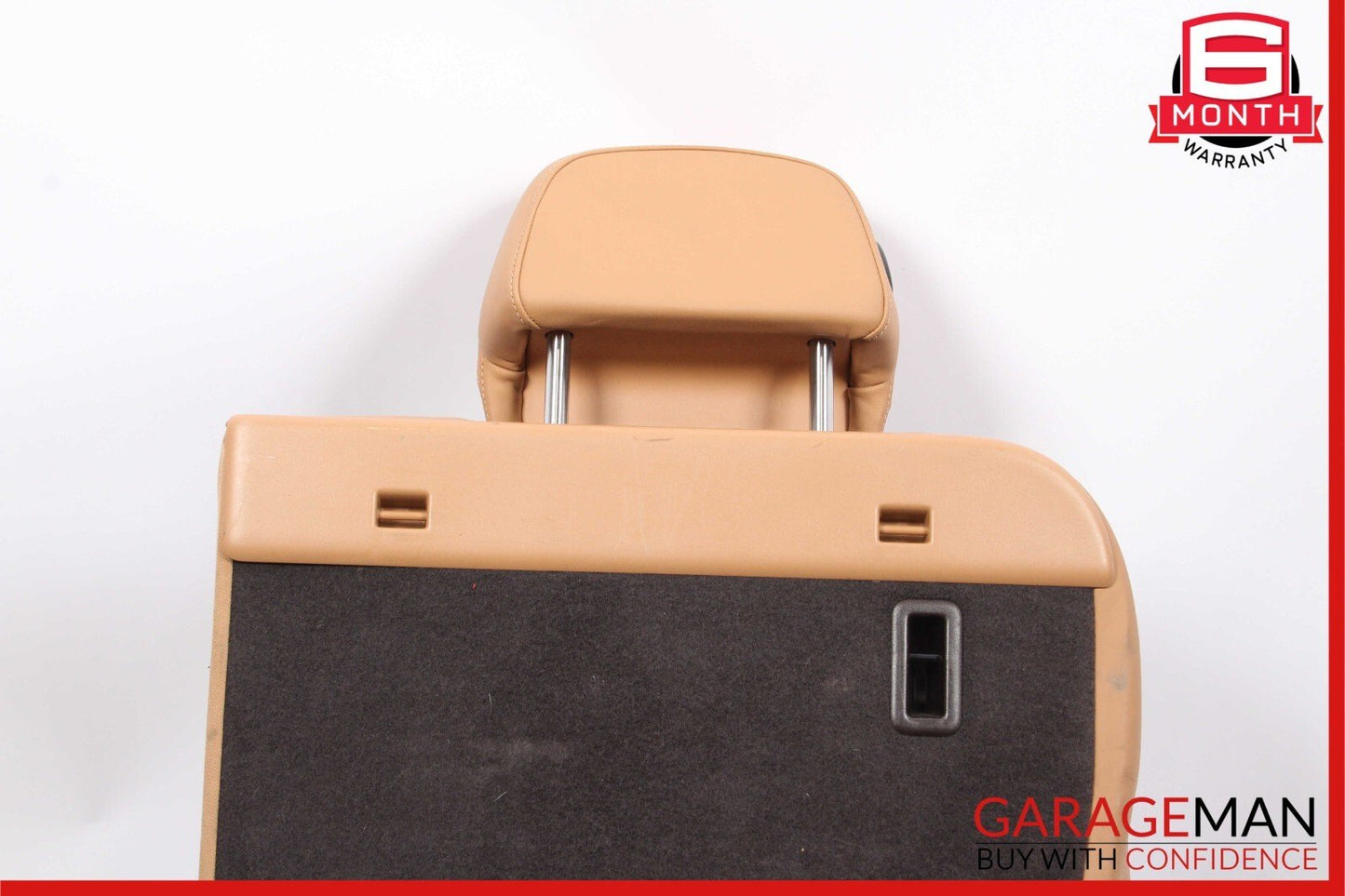 11-17 Porsche Cayenne 958 Rear Right Side Top Upper Seat Cushion Assembly Brown