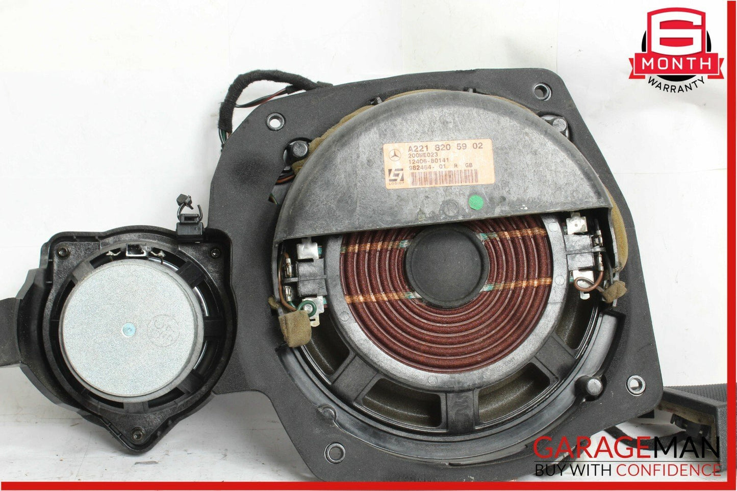 07-09 Mercedes W221 S550 Front Right & Left Side Door Sound Speaker Speakers Set