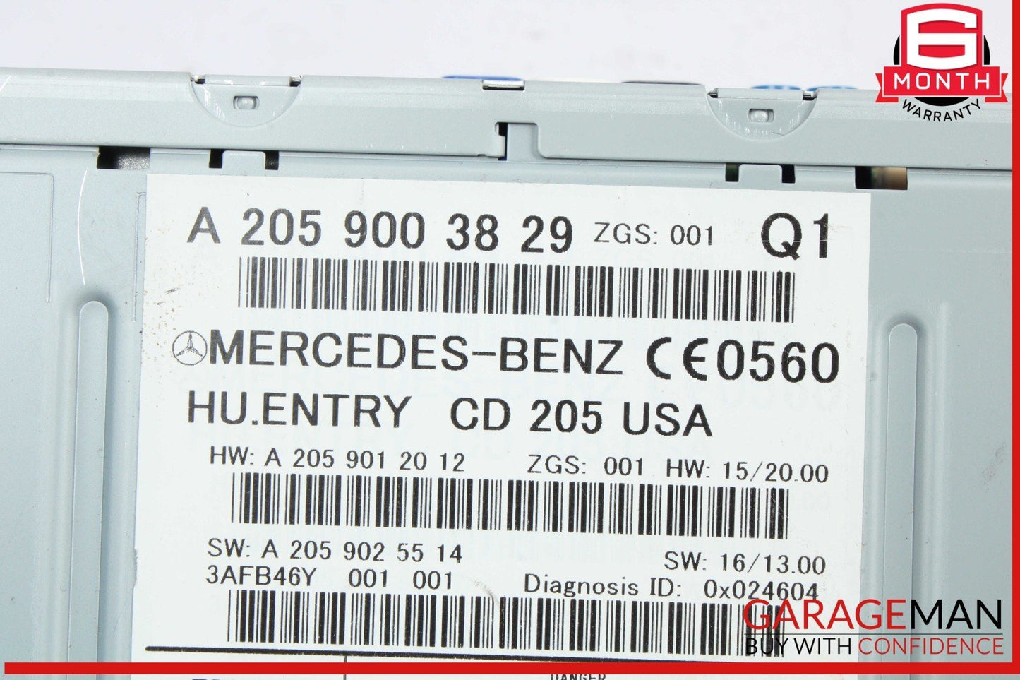 15-18 Mercedes W205 C300 4MATIC Navigation Radio CD Command Control Unit OEM