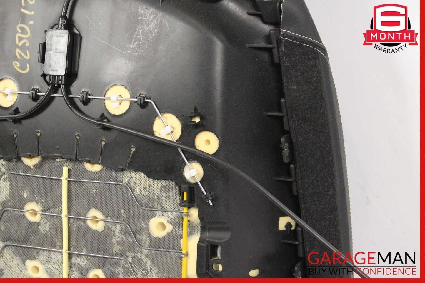 12-15 Mercedes W204 C250 Coupe Front Right Side Top Upper Seat Cushion Black OEM