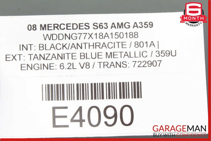 06-13 Mercedes W221 S63 CL63 Door Keyless Go Entry Sensor Module OEM