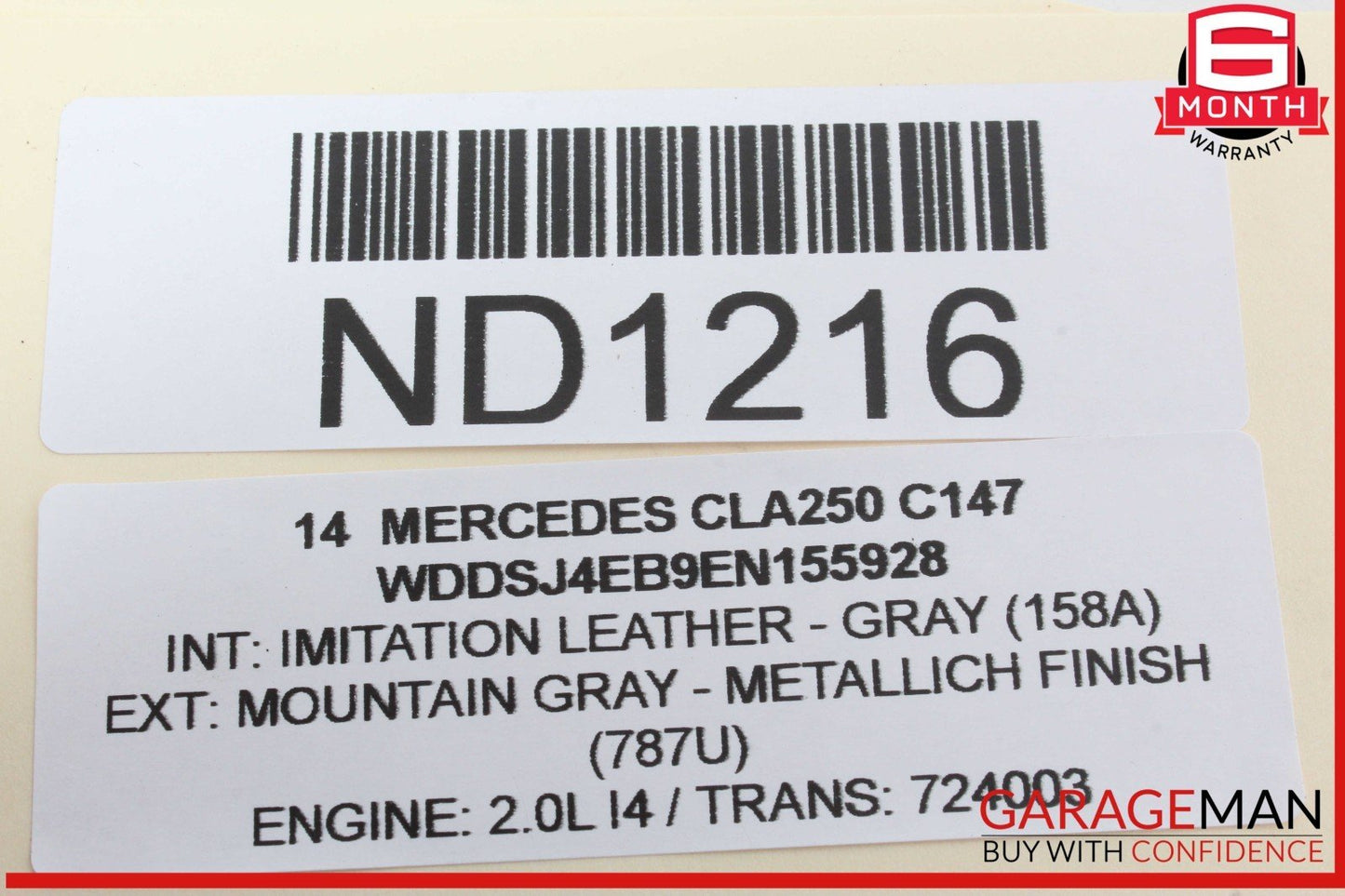 14-19 Mercedes W117 CLA250 Front Center AC A/C Air Vent Nozzle Trim Grill OEM