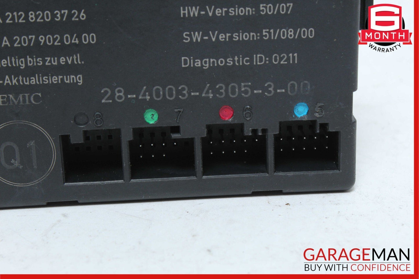 08-17 Mercedes C250 E550 E350 Front Left Side Door Control Module Unit