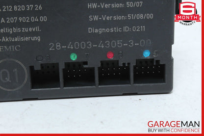 08-17 Mercedes C250 E550 E350 Front Left Side Door Control Module Unit