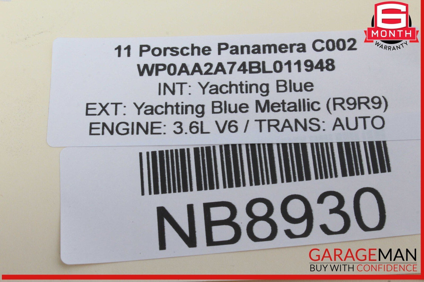 10-16 Porsche Panamera 970 Left Driver Side B-Pillar AC A/C Air Vent OEM