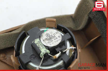 07-13 Mercedes W221 S550 S450 S600 Door Corner Speaker Right Passenger Brown OEM