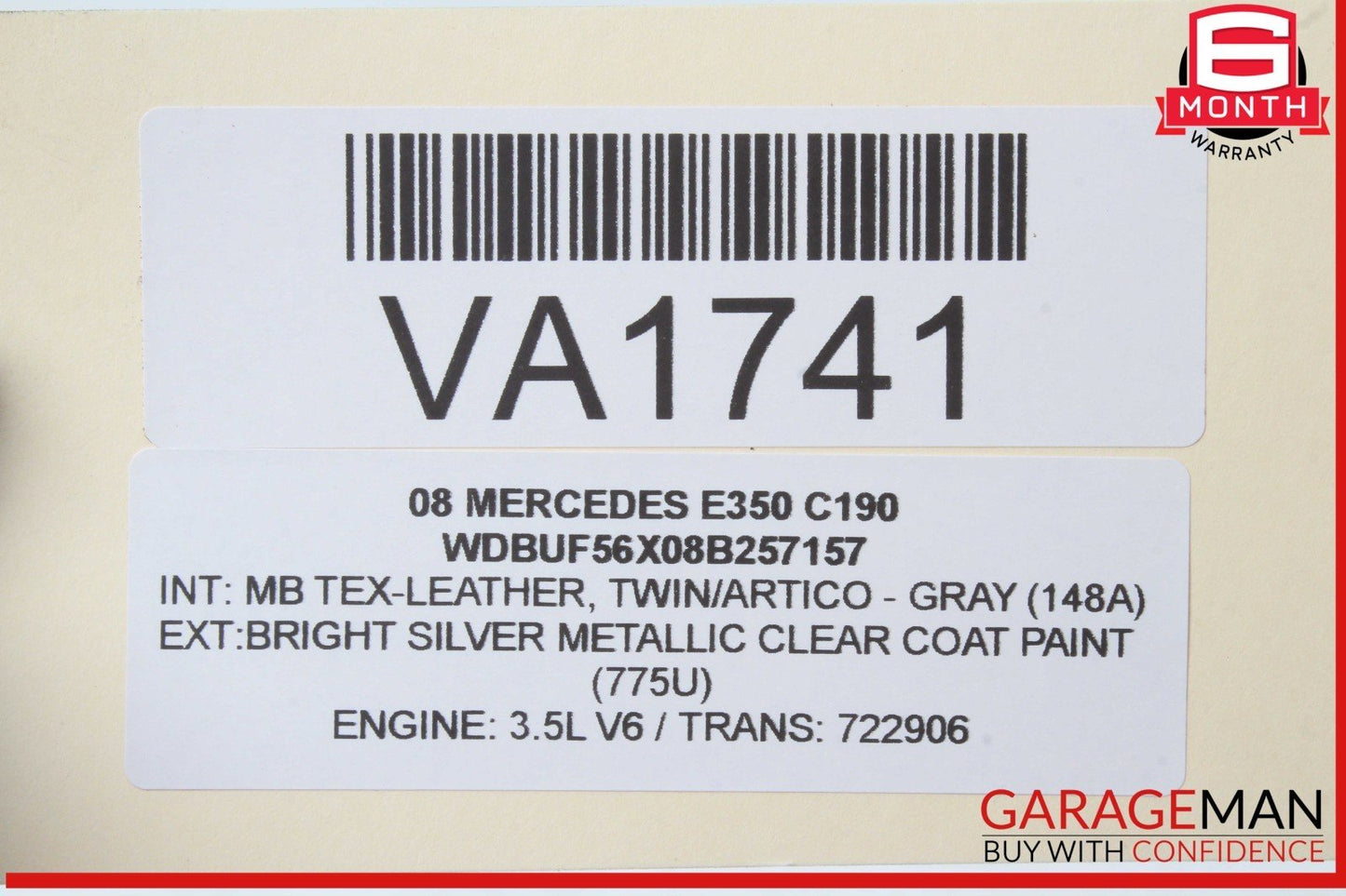 03-09 Mercedes W211 E350 Front Right Passenger Side Door Lock Latch Actuator OEM