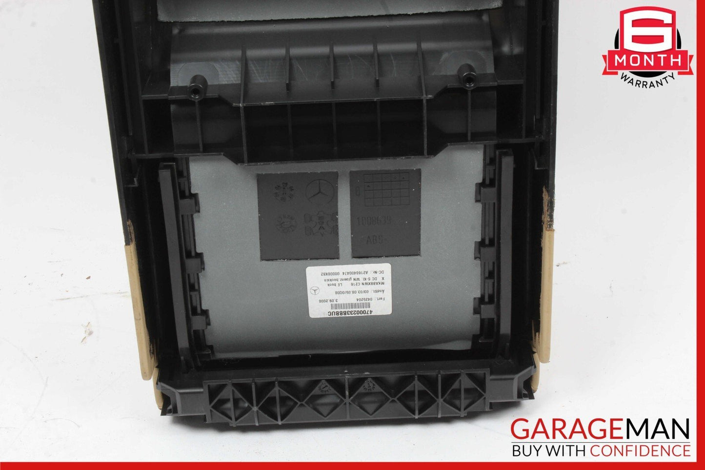 07-14 Mercedes W216 CL550 CL63 AMG Rear Center Console Storage Compartment Assy