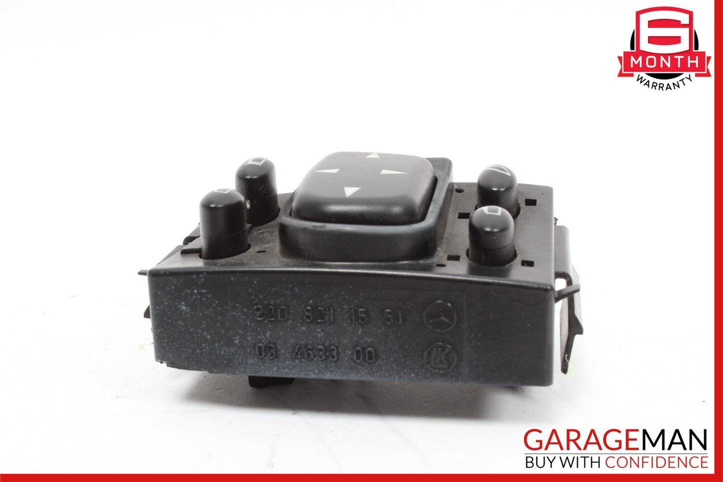 00-06 Mercedes W220 S600 S430 Front Left Rear View Mirror Adjust Control Button