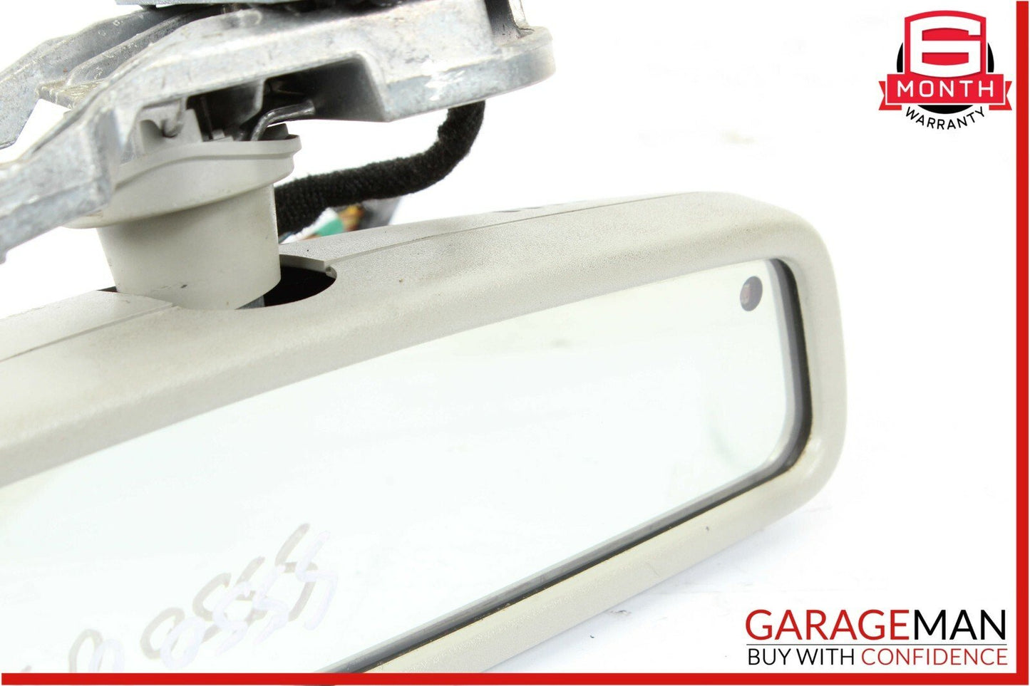 07-09 Mercedes W221 S550 Interior Top Upper Rear View Inside Dim Mirror Grey