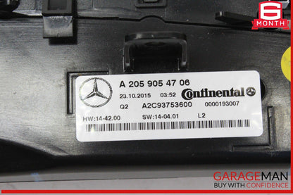 15-20 Mercedes W205 C300 C350e C400 A/C AC Heater Climate Control Switch OEM