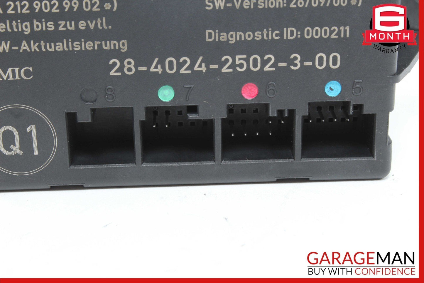08-18 Mercedes W204 C300 E350 CLS550 Rear Left Side Door Control Module Unit