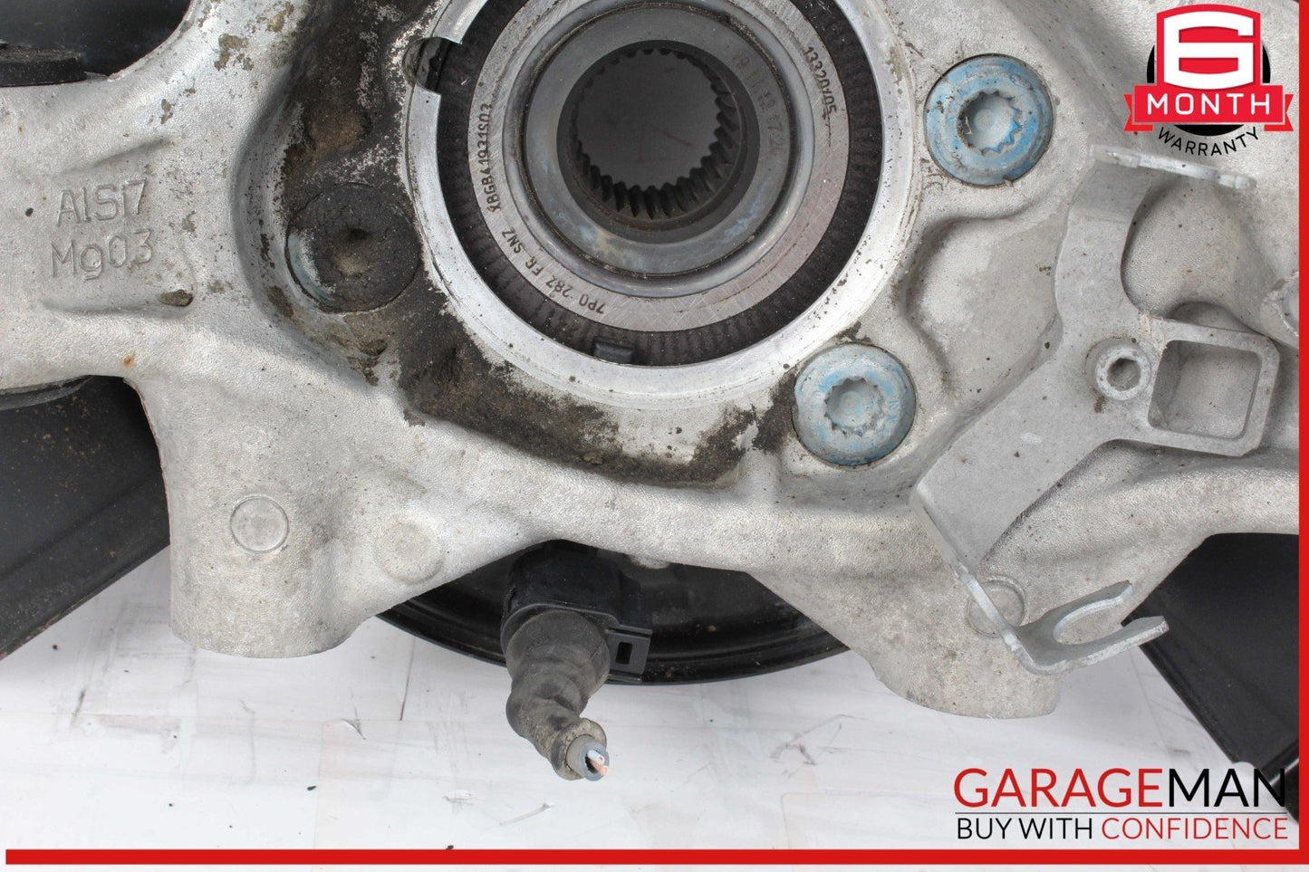 11-14 Porsche Cayenne 958 Rear Left Driver Side Spindle Knuckle Wheel Hub OEM