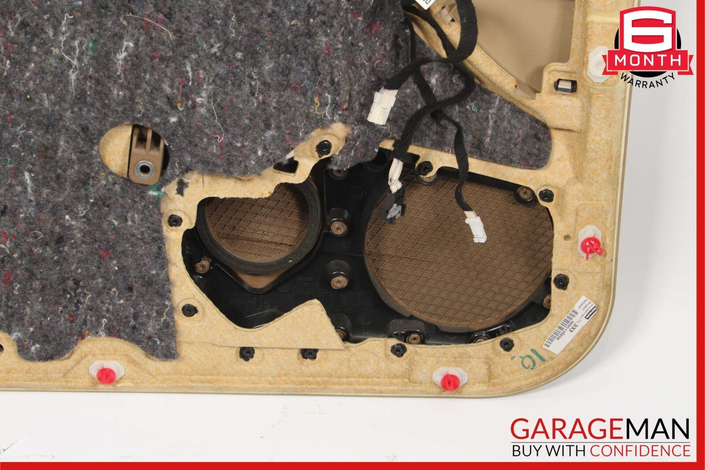 07-09 Mercedes W221 S450 S550 Front Right Passenger Interior Door Panel Brown