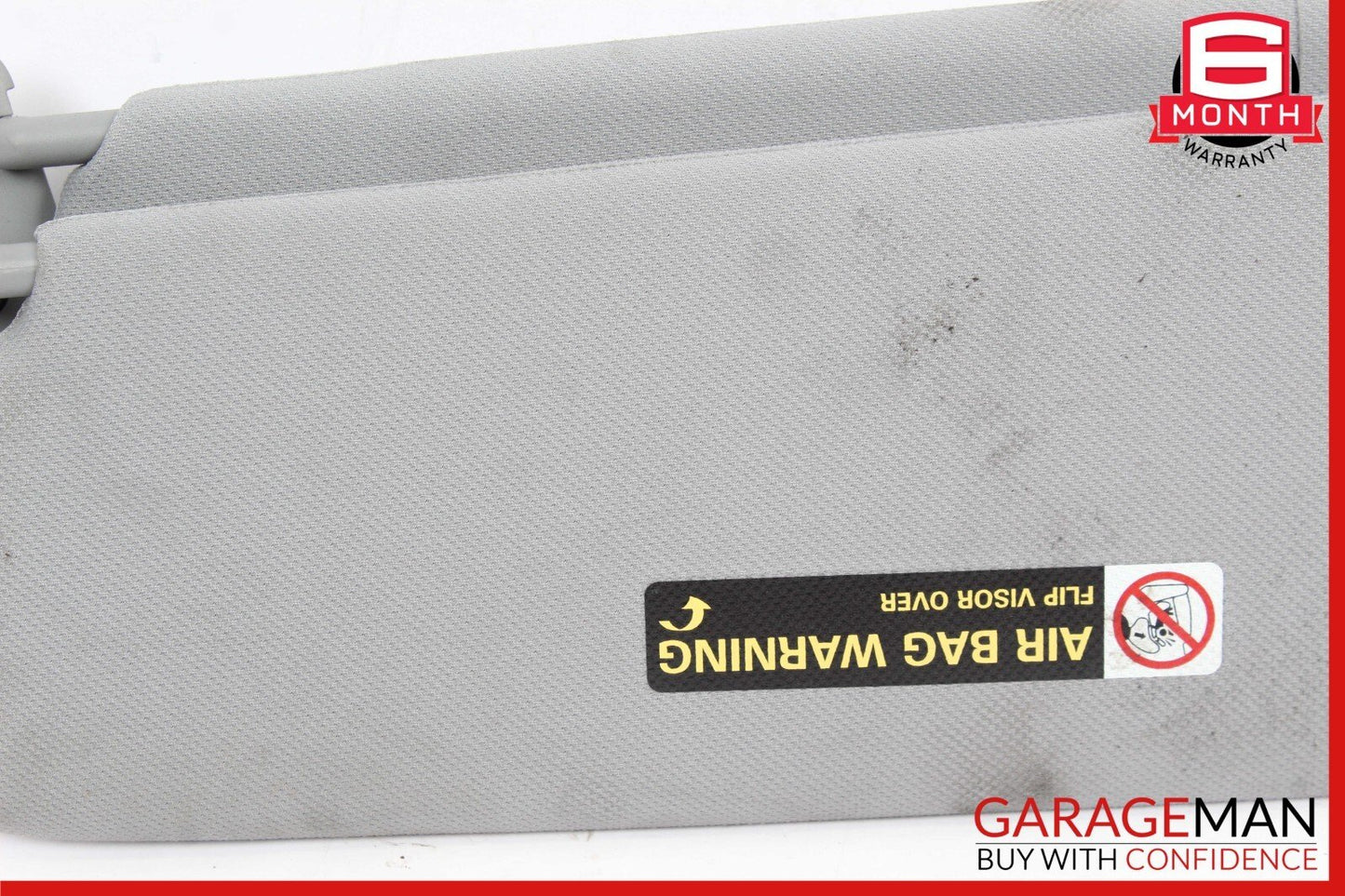03-10 Porsche Cayenne S 955 Front Right Side Sunvisor Sun Visor Shade Grey OEM