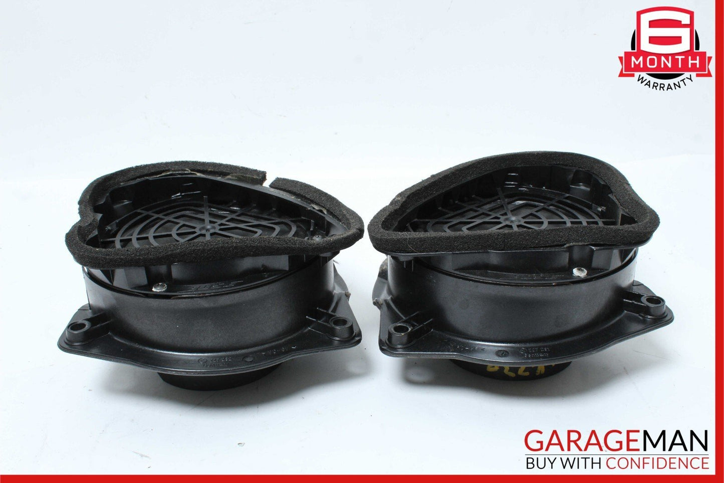 97-04 Mercedes R170 SLK230 Front Right & Left Side Door Sound Speakers Set of 2
