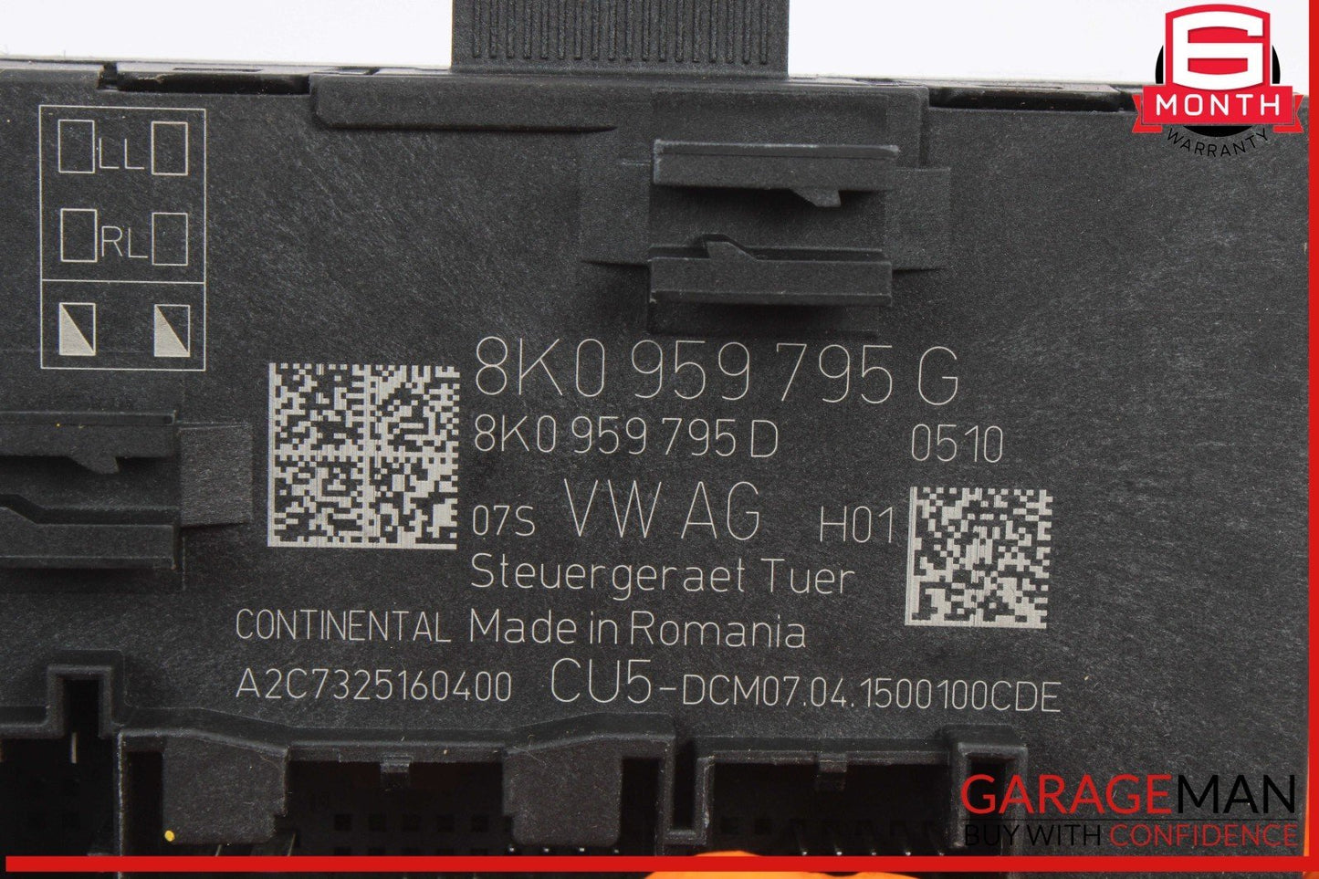 09-17 Audi Q5 SQ5 Rear Left or Rear Right Side Door Control Module Unit OEM