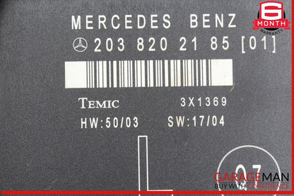 01-07 Mercedes W203 C230 C350 Rear Left Side Door Control Module 2038202185 OEM