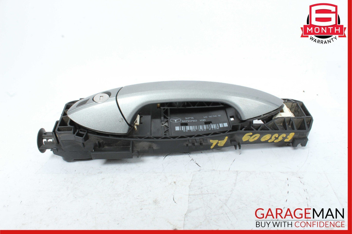 10-13 Mercedes W212 E350 E550 Front Left Exterior Door Handle Keyless Go Silver