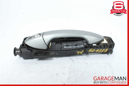 10-13 Mercedes W212 E350 E550 Front Left Exterior Door Handle Keyless Go Silver