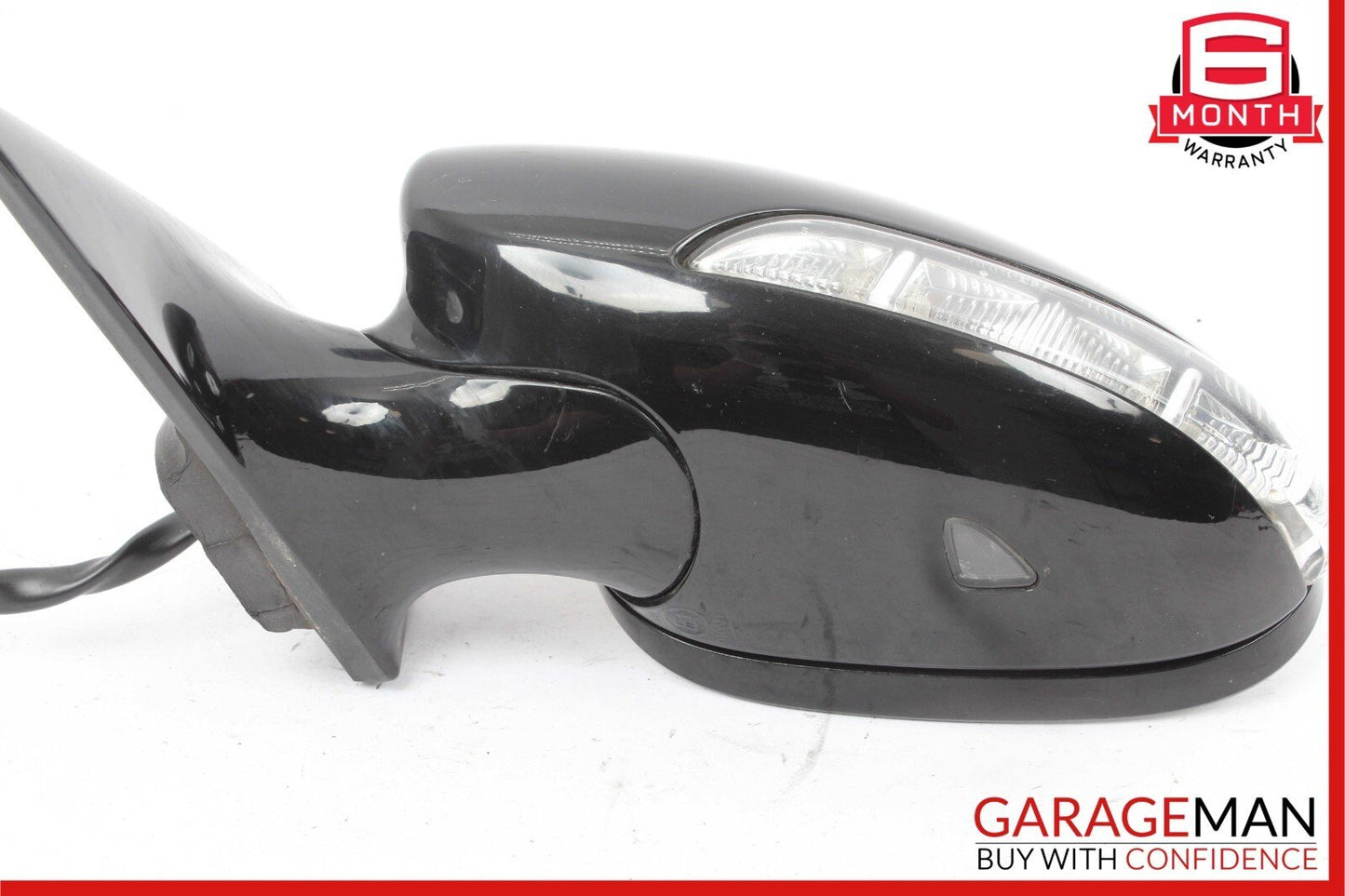 06-08 Mercedes W219 CLS500 Front Left Side Mirror Door Rear View Black