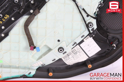 08-14 Mercedes W204 C300 C63 AMG Sedan Rear Right Interior Door Trim Panel Black