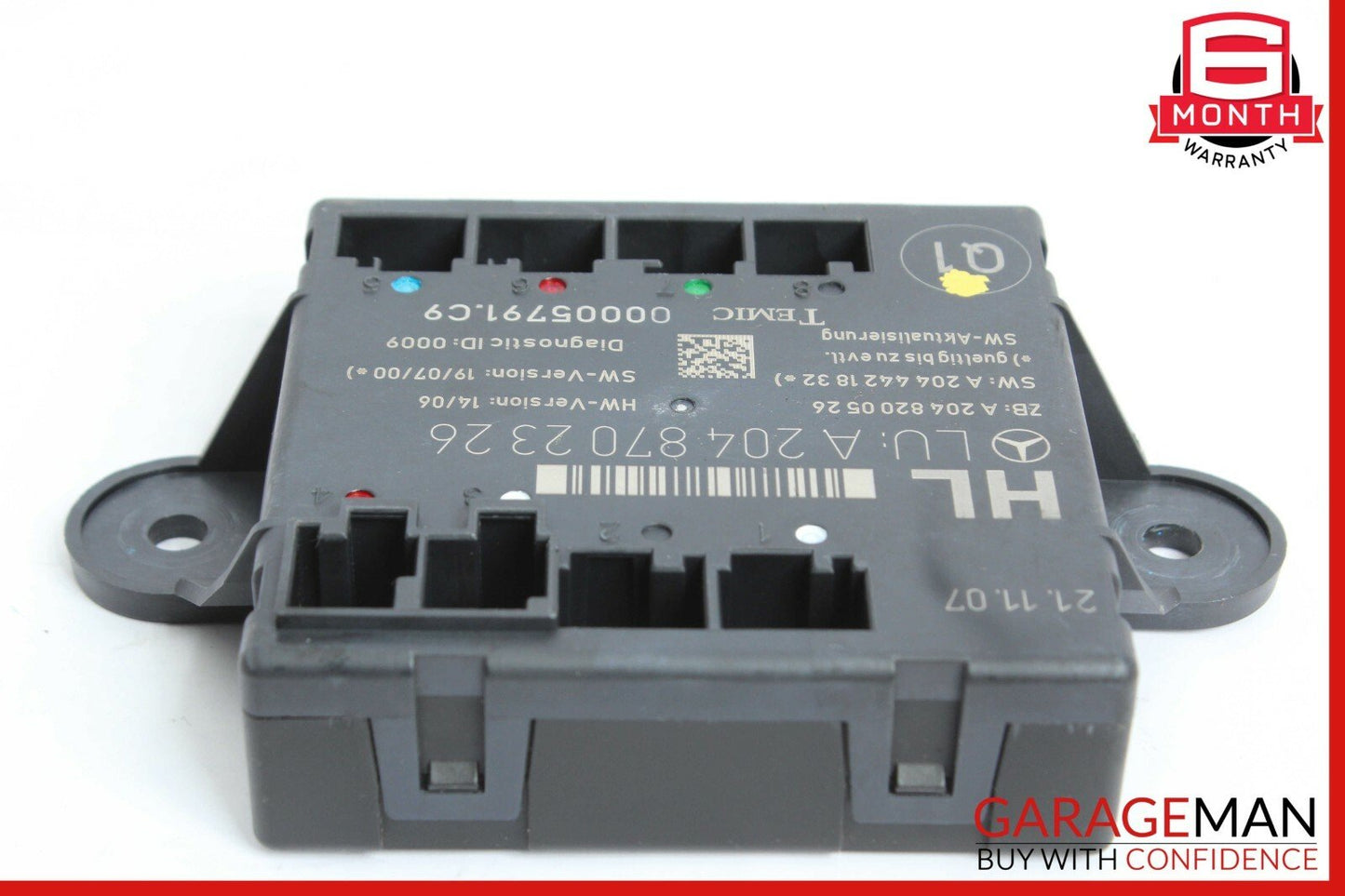 08-14 Mercedes W204 C300 C350 Rear Left Side Door Control Module 2048702326 OEM