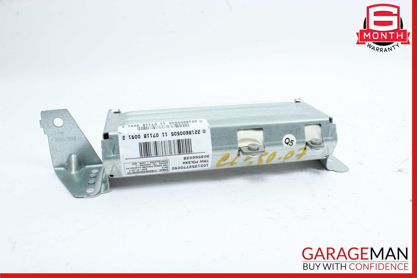 07-14 Mercedes W216 CL550 CL600 S550 Rear Left Side Quarter Airbag Air Bag OEM