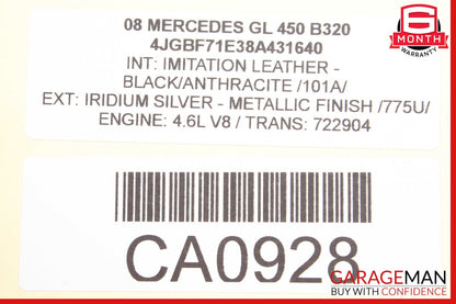 06-13 Mercedes X164 GL450 ML350 Rear Trunk Tailgate Release Open Handle OEM