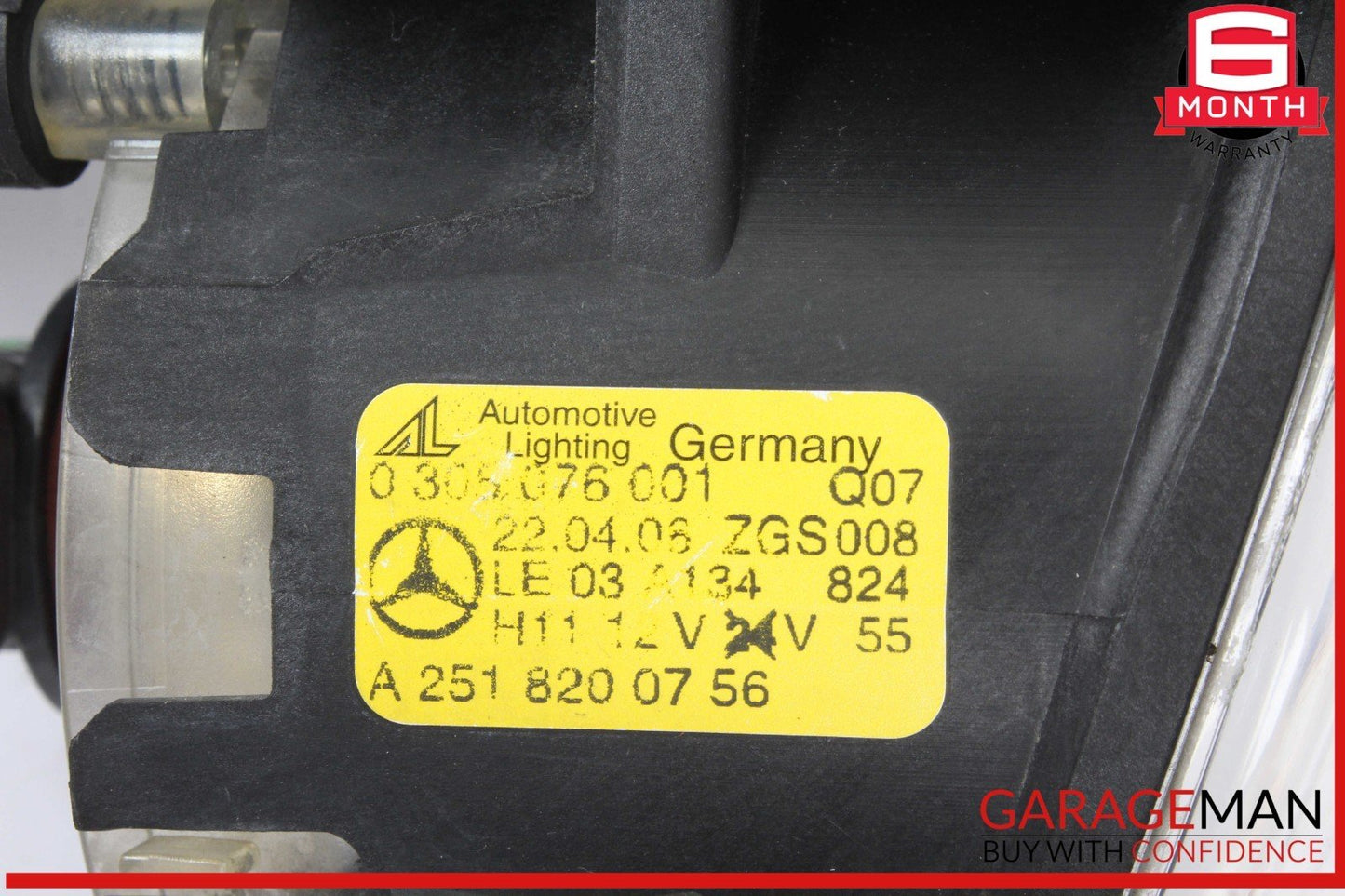 06-12 Mercedes X164 GL550 4MATIC Front Left Side Bumper Fog Light Lamp OEM