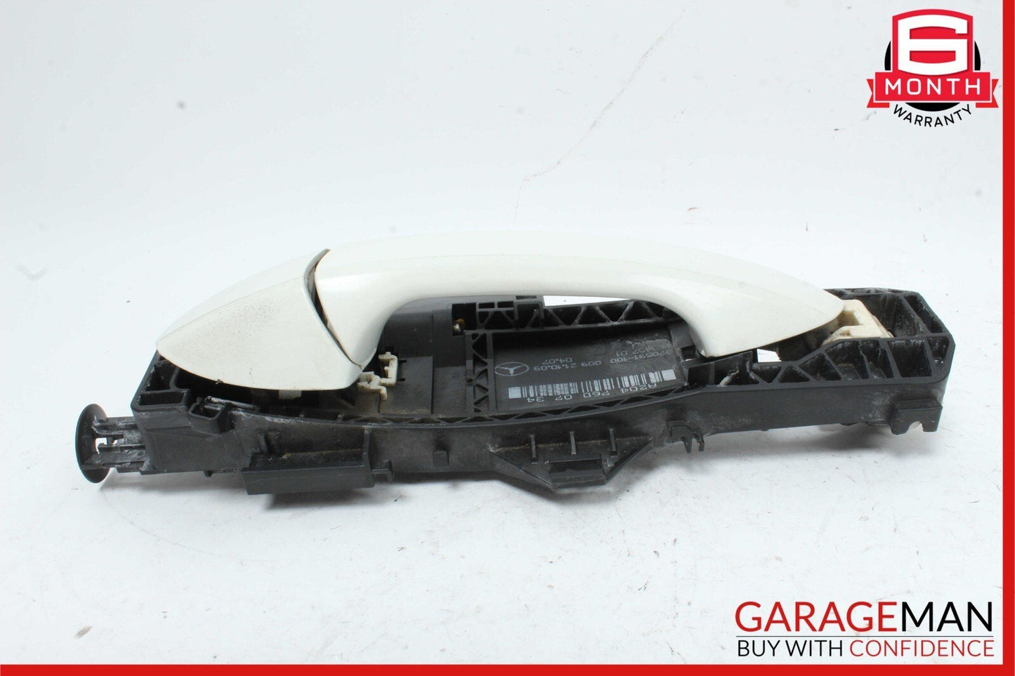 08-14 Mercedes W204 C300 C350 C63 AMG Rear Left Side Exterior Door Handle White