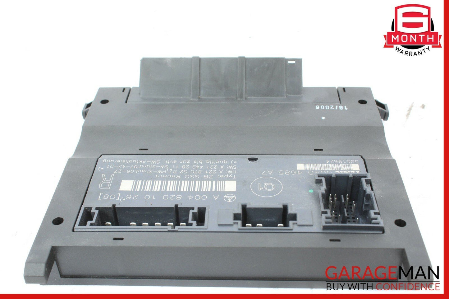 07-13 Mercedes W221 S550 Front Right Under Seat Control Module 0048201026 OEM