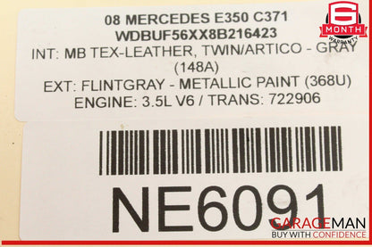 05-15 Mercedes W211 E350 GL450 Air Injection Smog Pump 0001405185 OEM