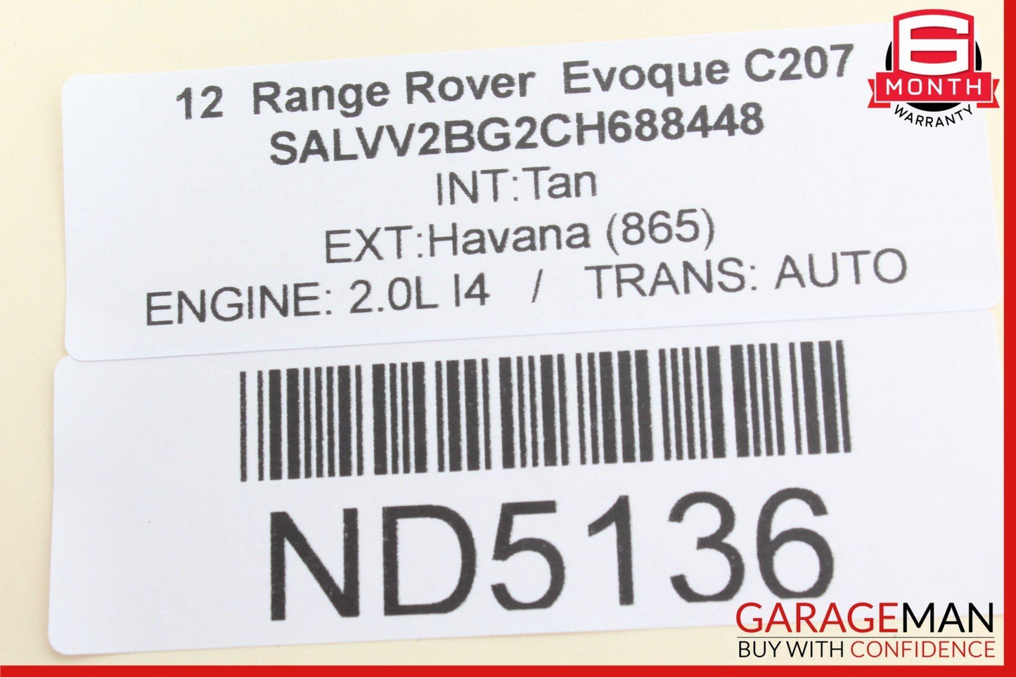 12-17 Range Rover Evoque Engine Start Stop Button Control Switch w/ Wood Trim