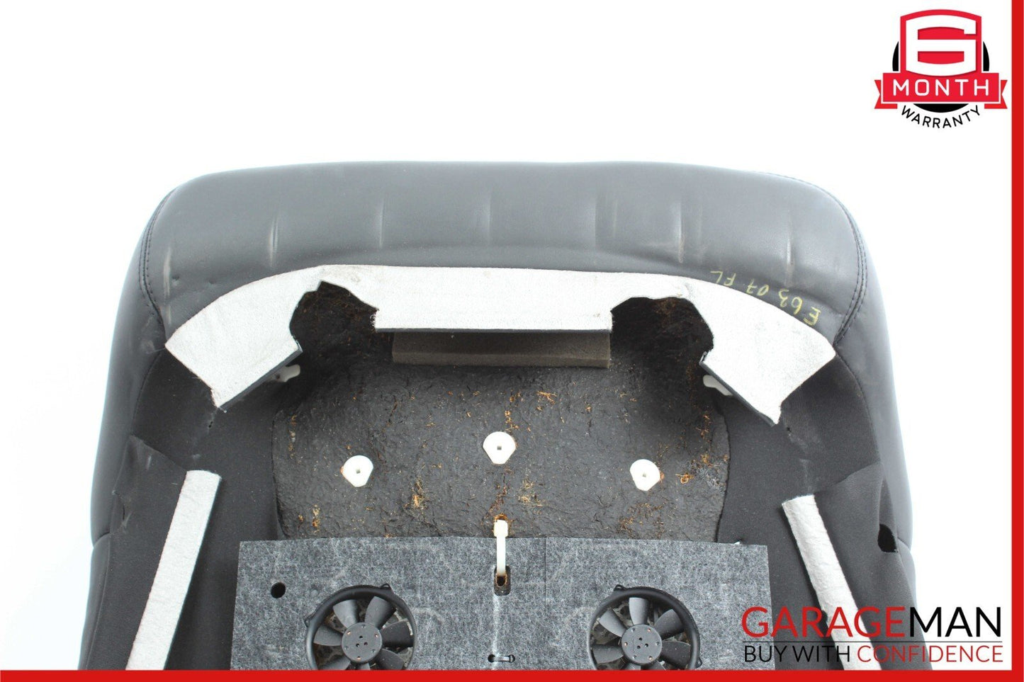 07-09 Mercedes W211 E63 AMG Front Left Driver Side Top Upper Seat Cushion Black