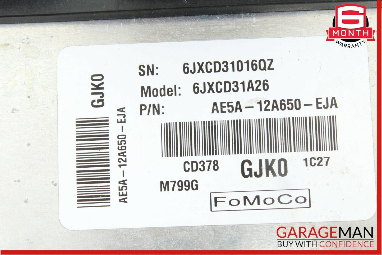 10-12 Ford Fusion 3.5L Engine Control Module ECM ECU OEM