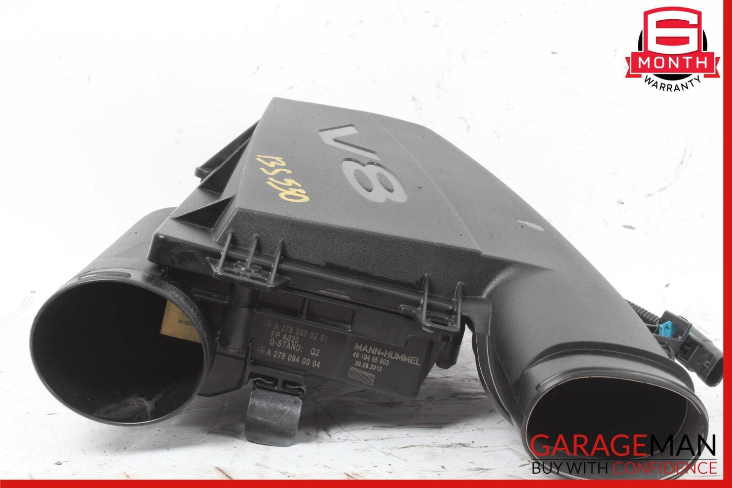 12-17 Mercedes E550 CLS550 S550 4.7L V8 Right Side Air Intake Cleaner Box Assy
