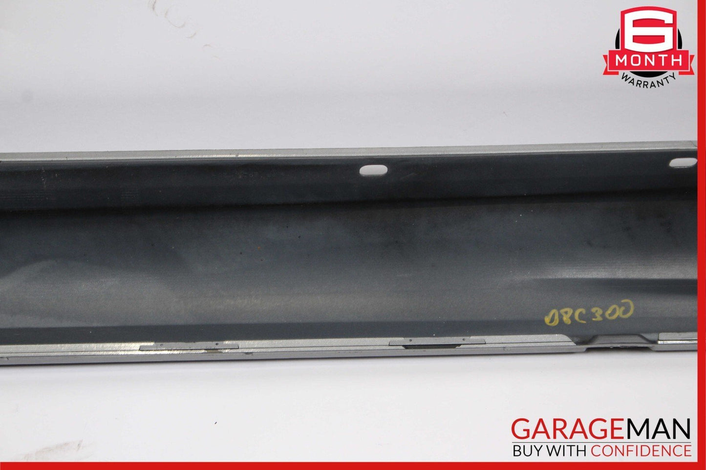 08-14 Mercedes W204 C300 C350 Left Side Skirt Rocker Moulding Cover Panel Silver