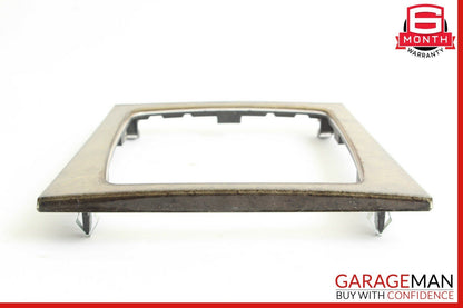 08-11 Mercedes W204 C350 Center Console Gear Shifter Trim Cover Panel Bezel Wood