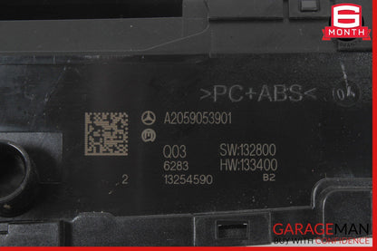 15-18 Mercedes W205 C300 C400 Center Dashboard Hazard Control Switch w/ Clock