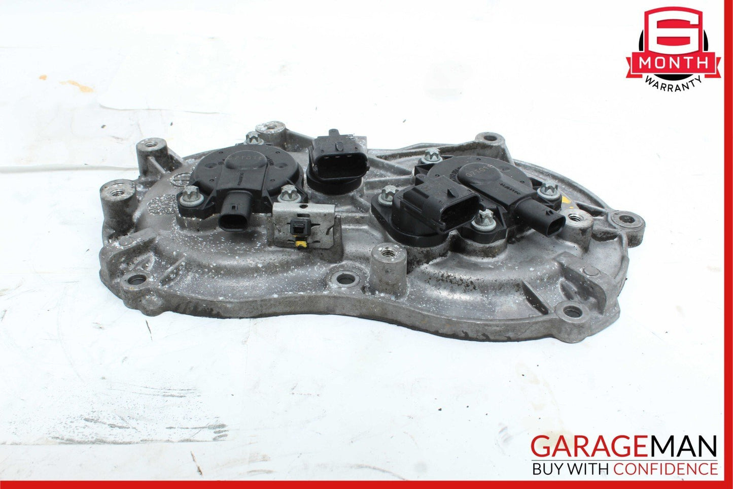 06-10 Mercedes C230 CLK350 E350 Front Left Engine Timing Chain Plate Valve Cover