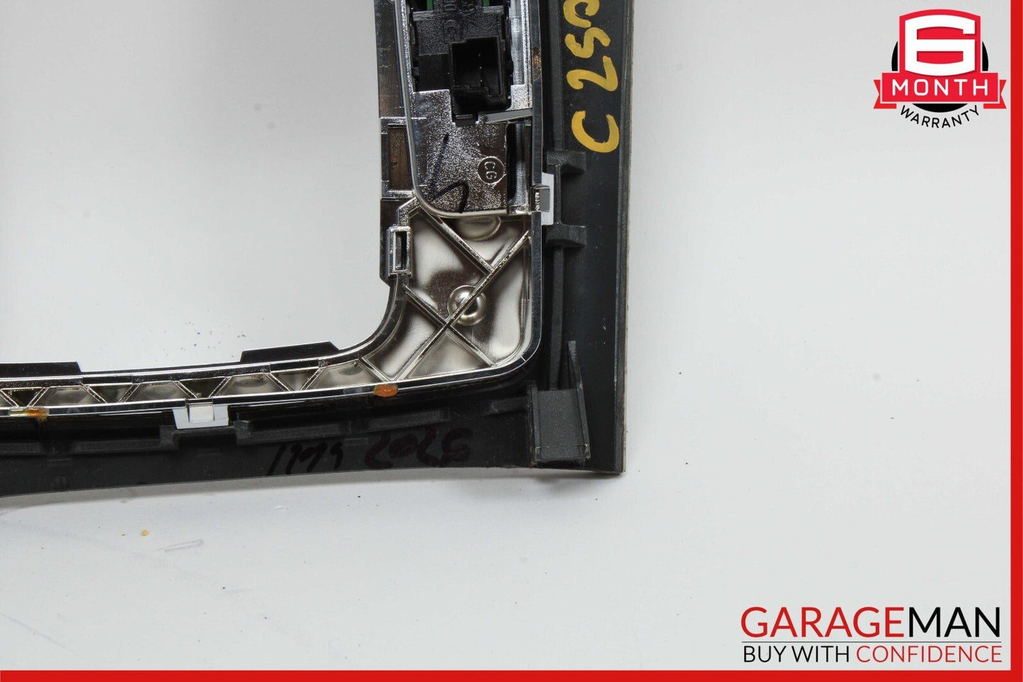 08-15 Mercedes W204 C250 Center Console Shifter Trim Cover Panel Bezel Wood Assy