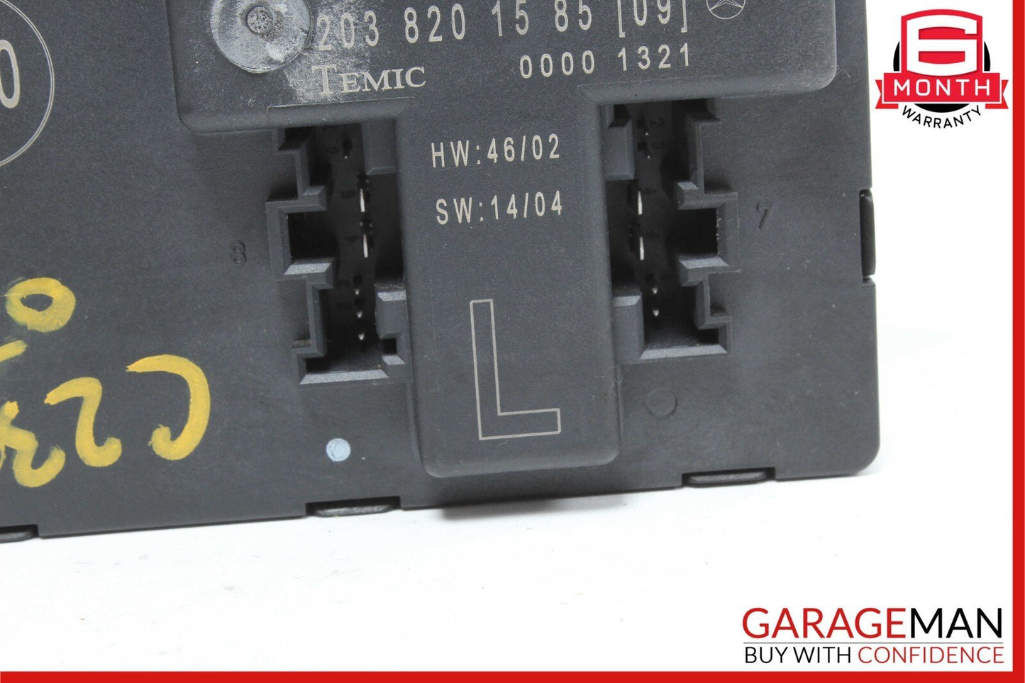 01-07 Mercedes W203 C230 C240 Front Left Side Door Control Module Unit OEM