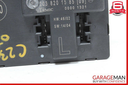 01-07 Mercedes W203 C230 C240 Front Left Side Door Control Module Unit OEM