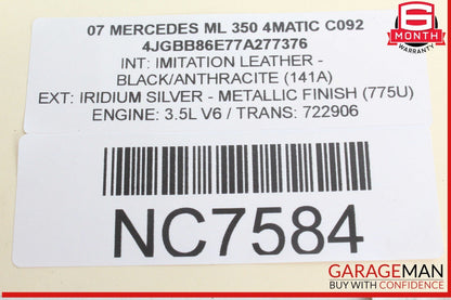 06-13 Mercedes W164 ML350 4MATIC R350 TPMS Tire Pressure Control 1645403762 OEM