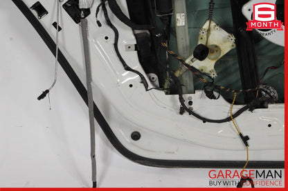 13-19 BMW 650i F06 Rear Left Driver Side Door Exterior Shell White OEM