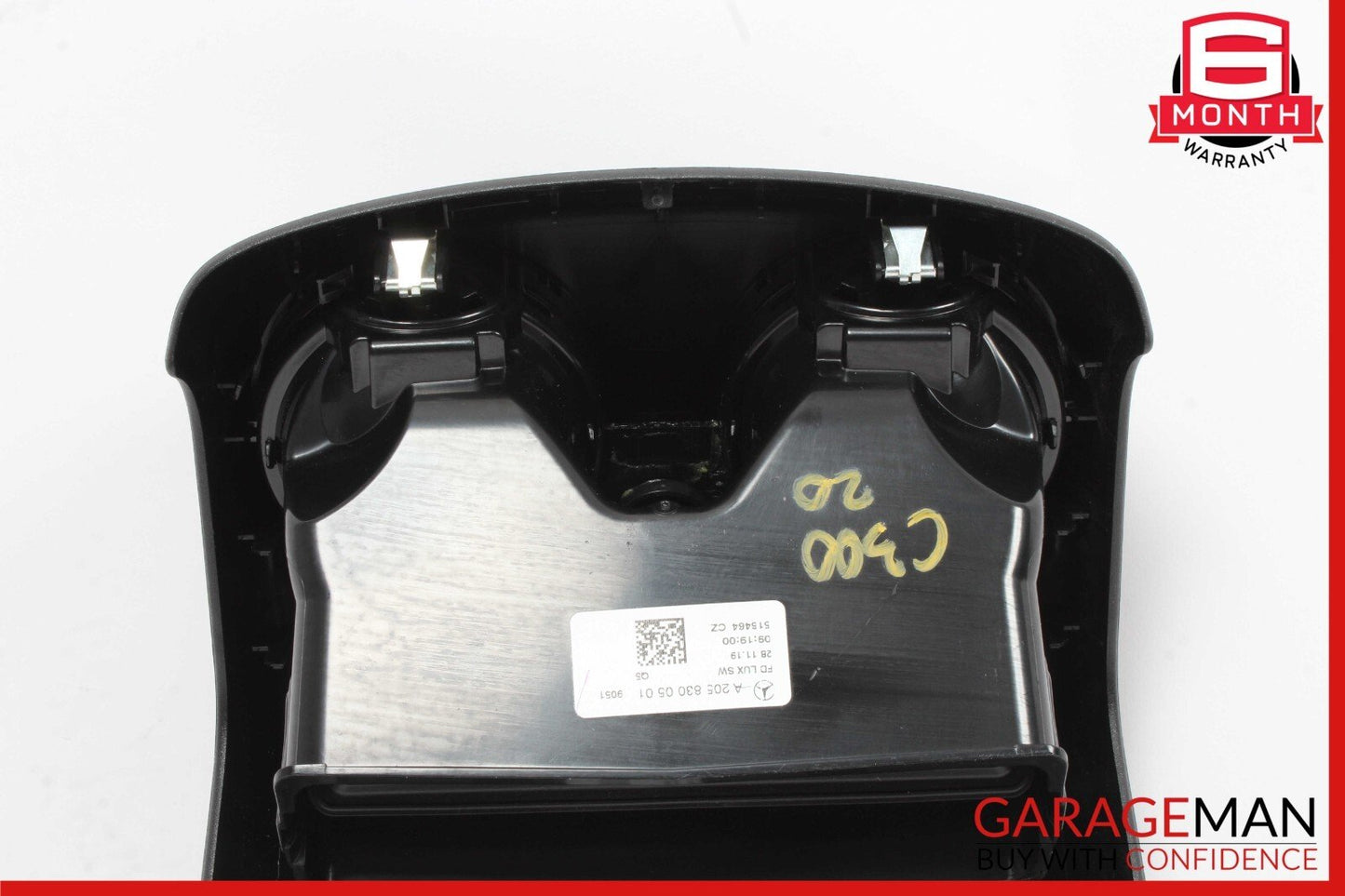 15-20 Mercedes W205 C300 C350e Rear Center Console AC Air Vent Trim OEM